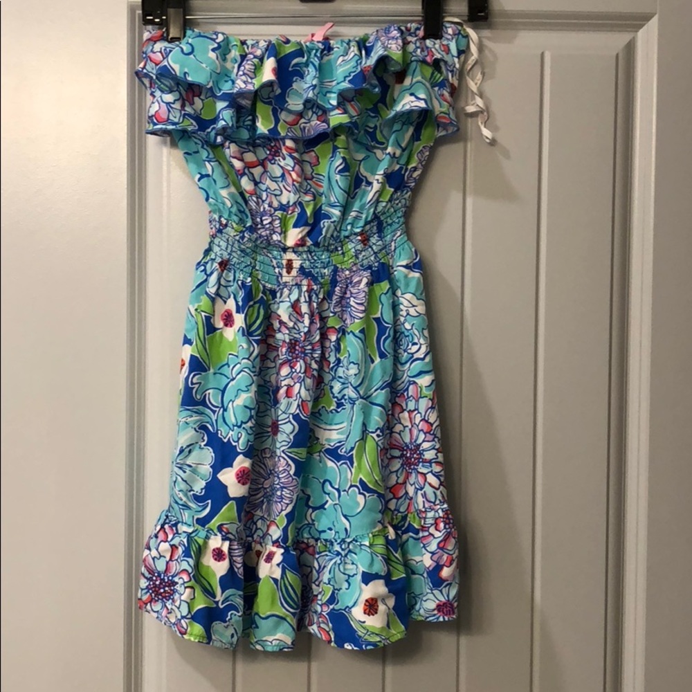 Lilly Pulitzer strapless dress Small